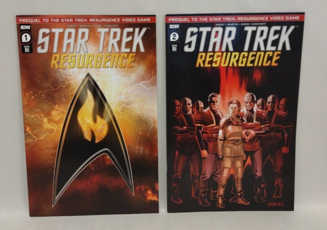 Star Trek Resurgence (2022) IDW #1 2 Retailer Incentive Variant Comic Set NM