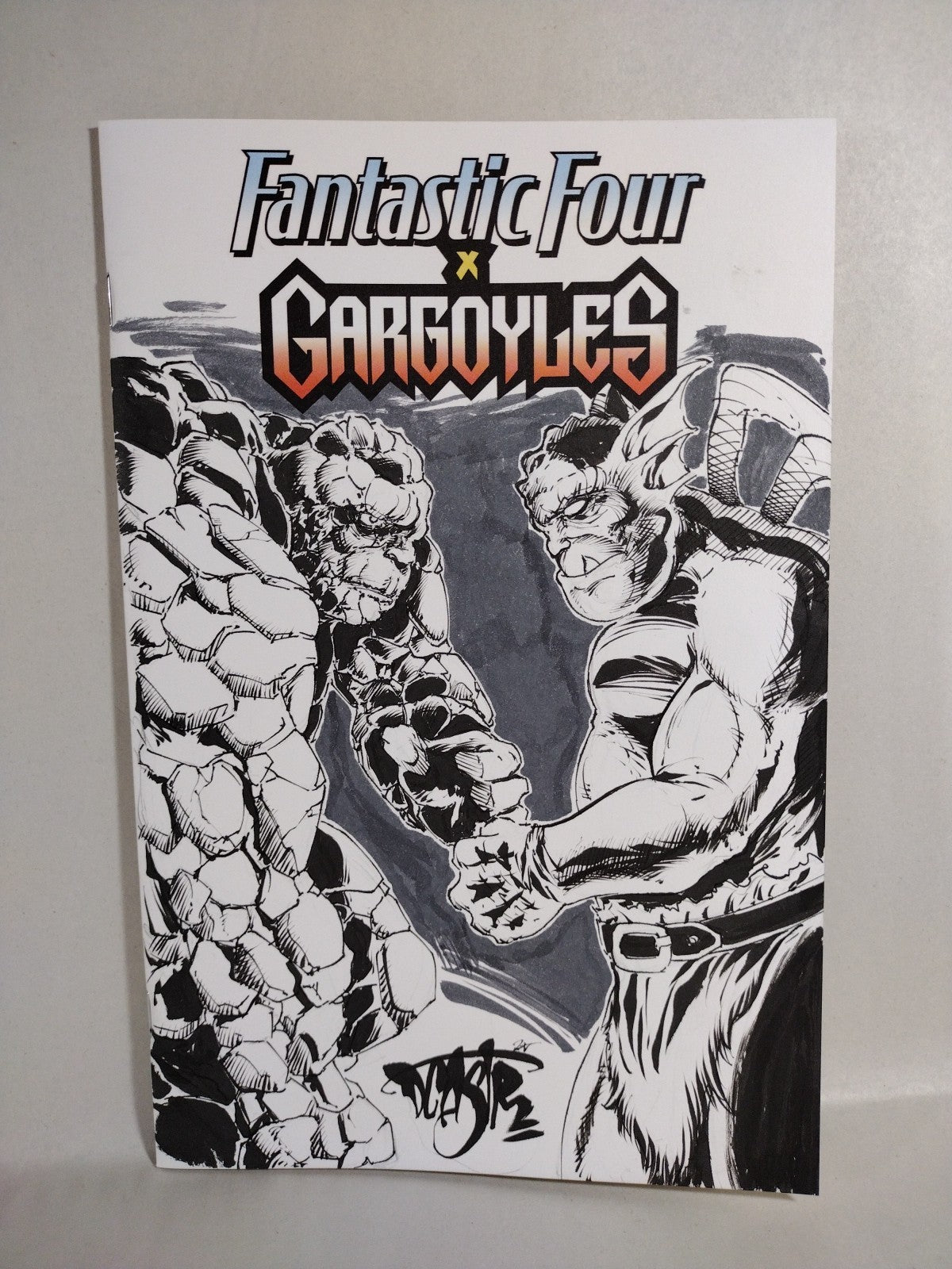 Fantastic Four X Gargoyles #1 (2025) Marvel Sketch Variant W Original DCastr Art