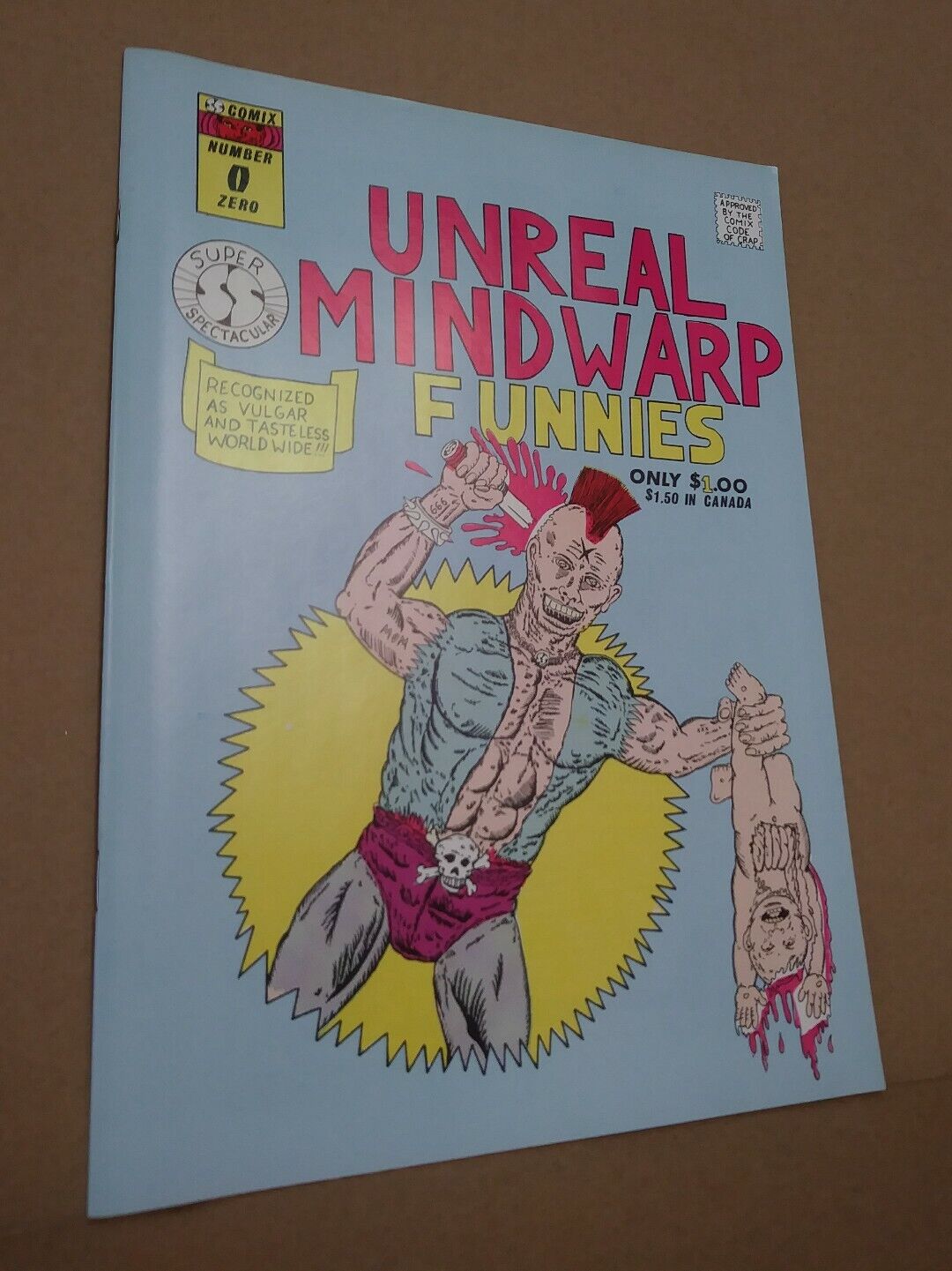 Unreal Mindwarp Funnies (1986) 0 Underground Comic Stephen Hermann SS Comix NM