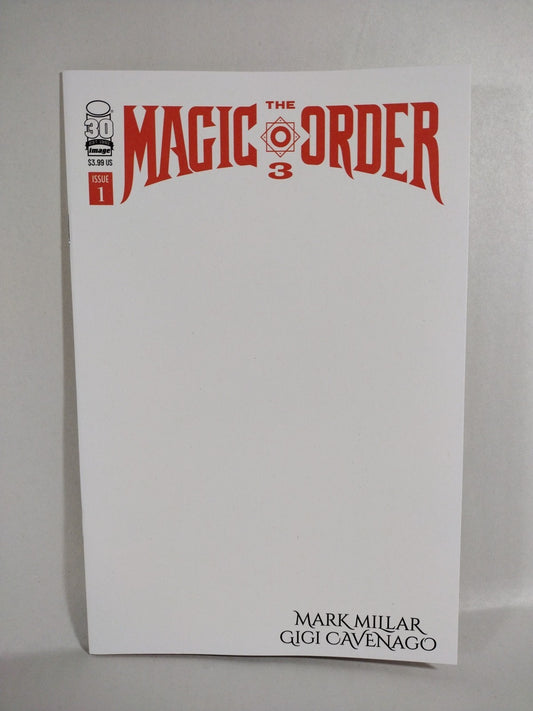 Magic Order 3 #1 (2022) Image Blank Variant Cover Comic Millarworld New NM