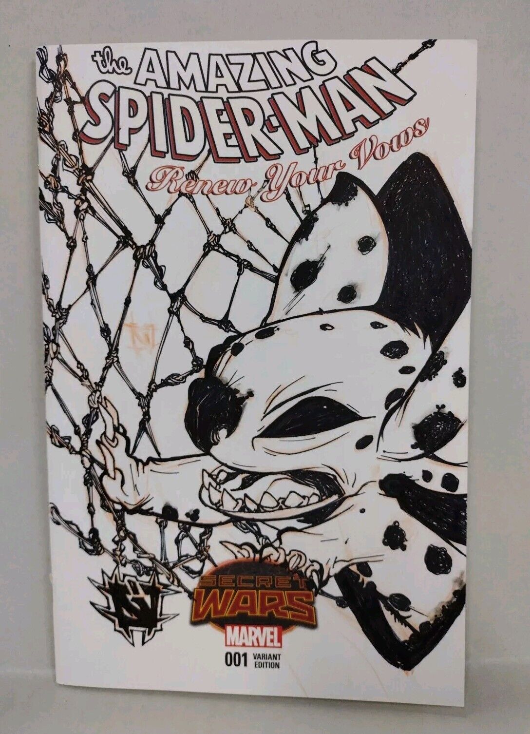 Amazing Spider-Man Renew You Vows 1 Marvel Sketch Cover Comic W Original JAG Art