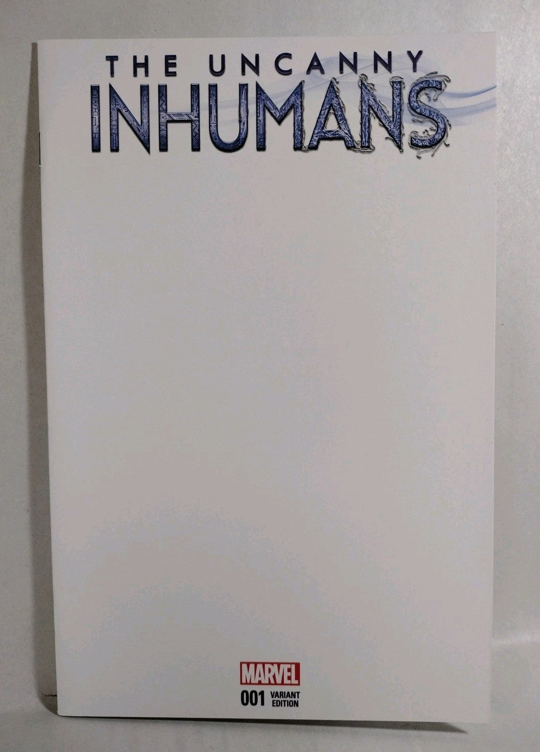 Uncanny Inhumans #1 (2015) Marvel Comic Blank Sketch Variant Cover NM