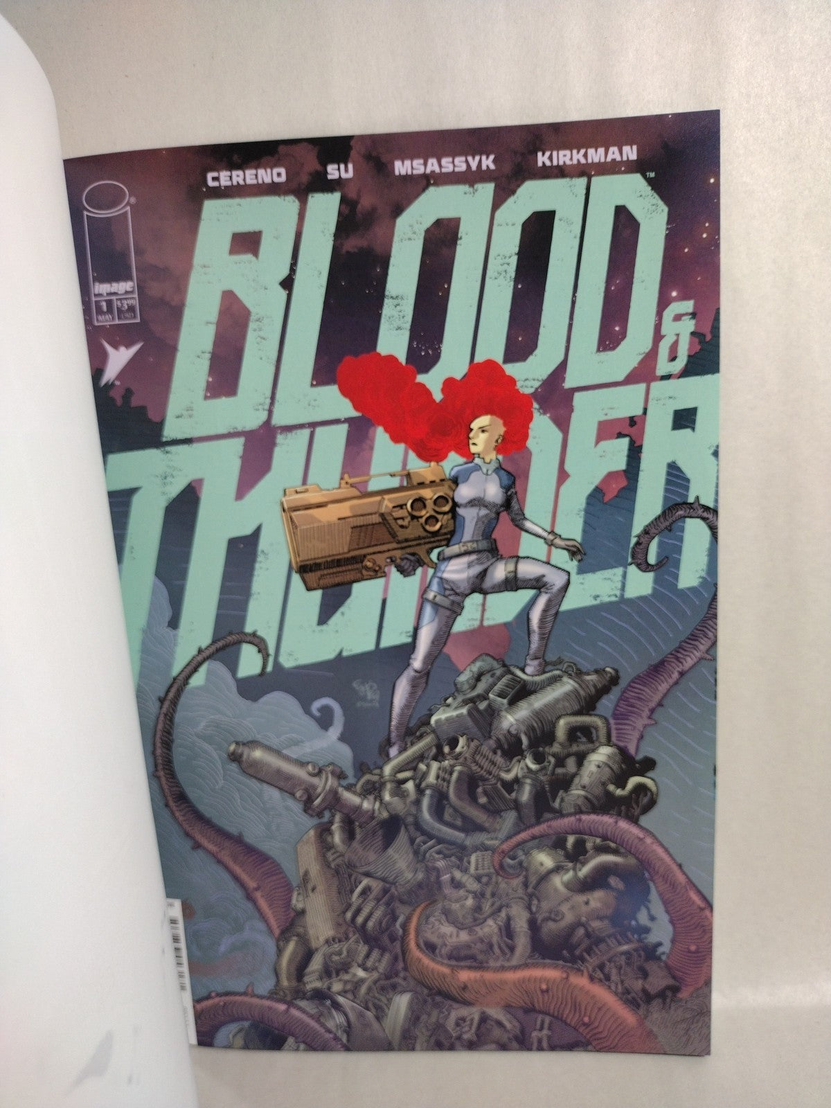 Blood & Thunder #1 (2025) Image Comic Sketch Cover Variant W Original DCastr Art