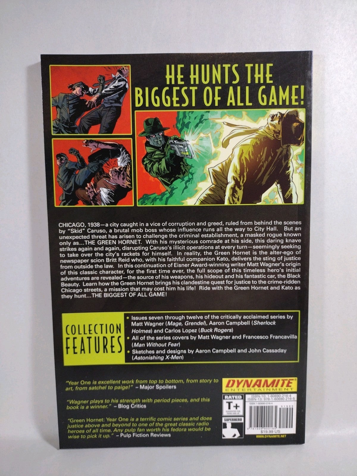 Green Hornet Year One (2010) TPB SC Set Vol 1 & 2 Dynamite Matt Wagner New 