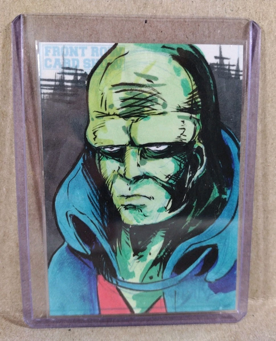 DCastr 2025 Front Row Show Exclusive Sketch Card W Original Martian Manhunter Ar