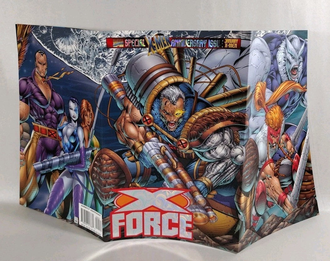X-Force #50 (1995) X-Men Anniversary Marvel Prism Logo Comic Set Liefeld Variant