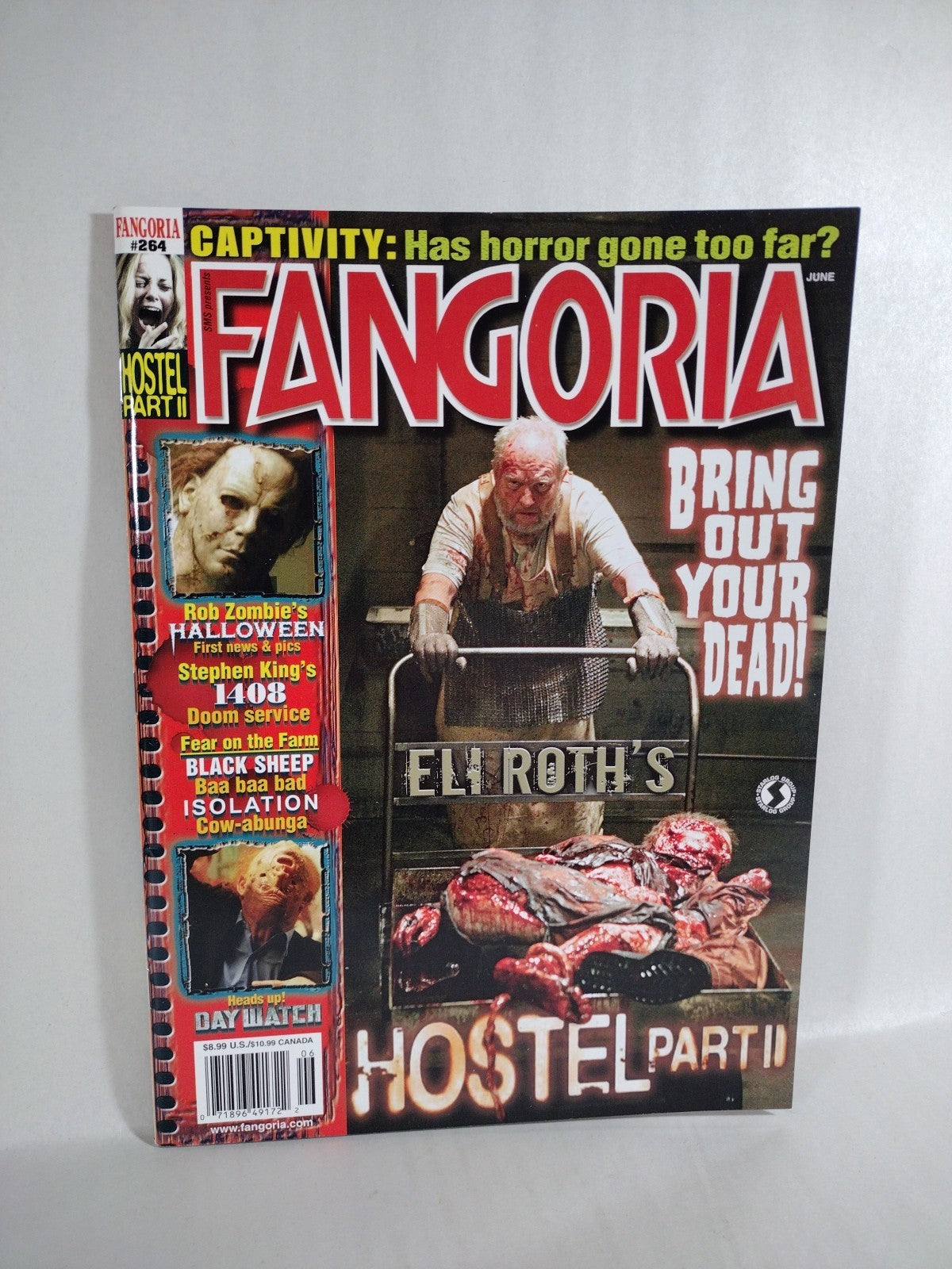 FANGORIA Magazine #264 (2006) Eli Roth Hostel 2 1408 Rob Zombie Halloween NM