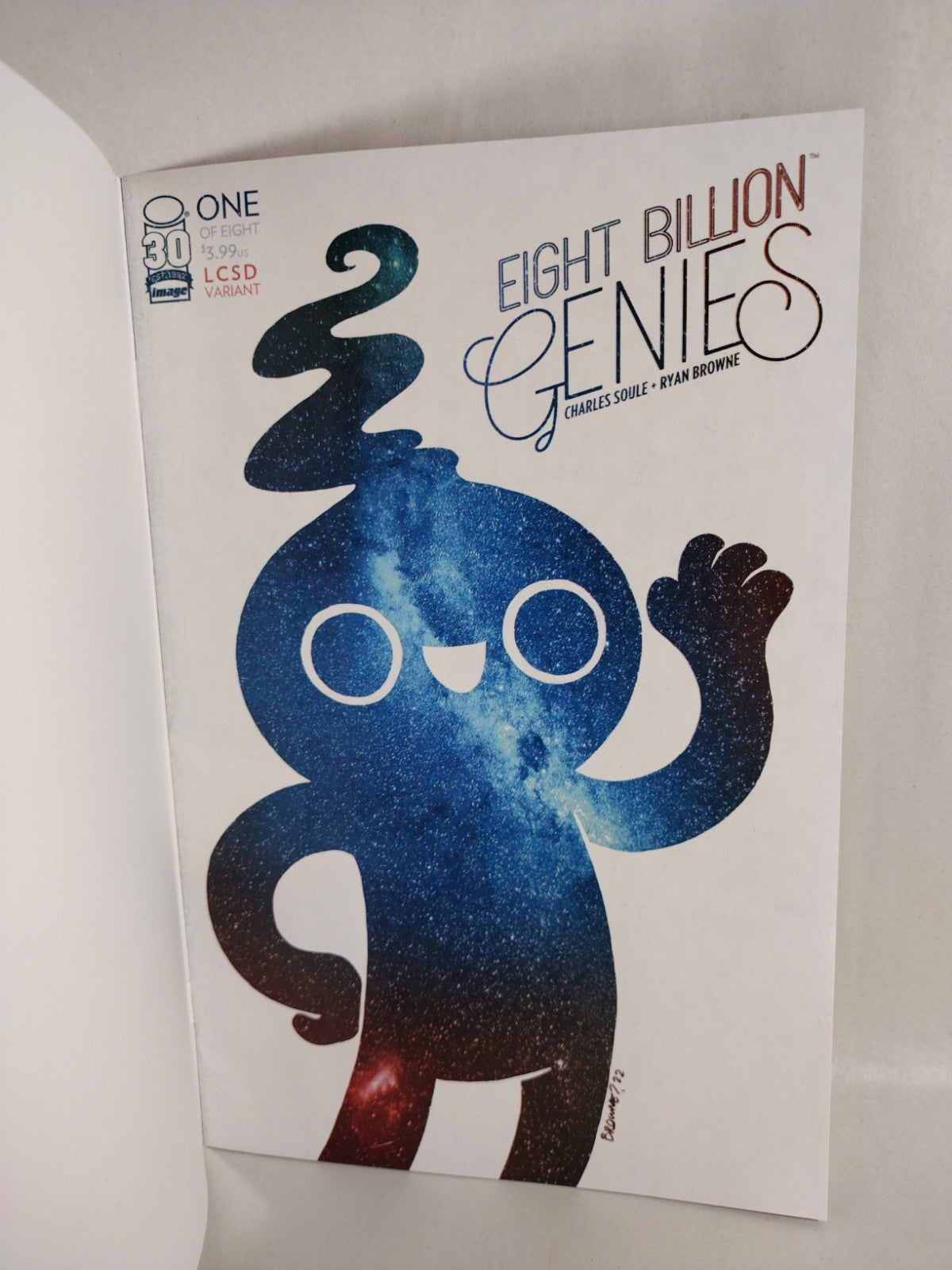 Eight Billion Genies #1 (2022) Image Comic LCSD Blank Sketch Cover Variant
