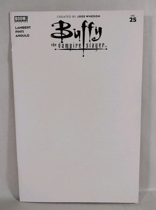 Buffy The Vampire Slayer 25 (2021) Boom Studios Blank Sketch Cover Variant Comic