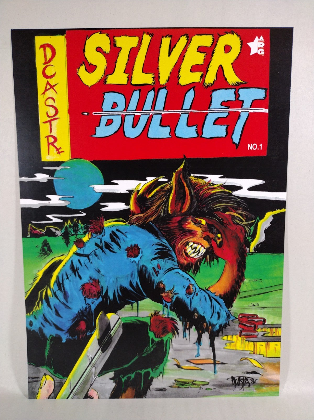 My Werewolf Portfolio Dave Castr Signed #d Art Print Set American Retro Graphics