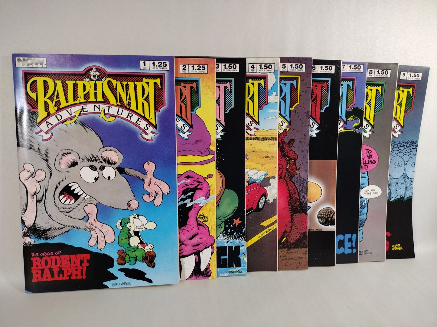 Ralph Snart Adventures (1986) Complete Vol 3 Comic Lot Set #1-9 Marc Hanson 