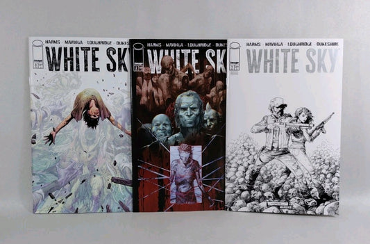 White Sky (2026) Image Comic Lot Set #1 Thank You 2nd Print Variant + #2 3 NM