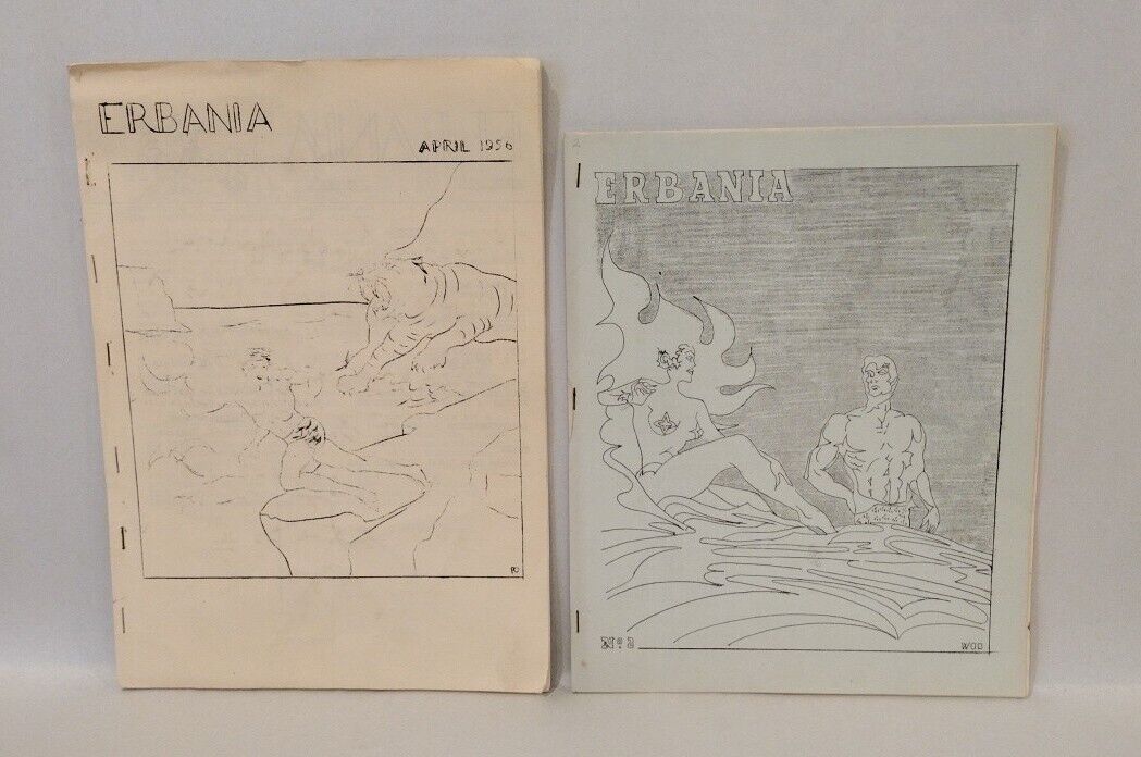 ERBania (1956) Edgar Rice Burroughs Fanzine Lot 1-14 Rare Original Copies Tarzan