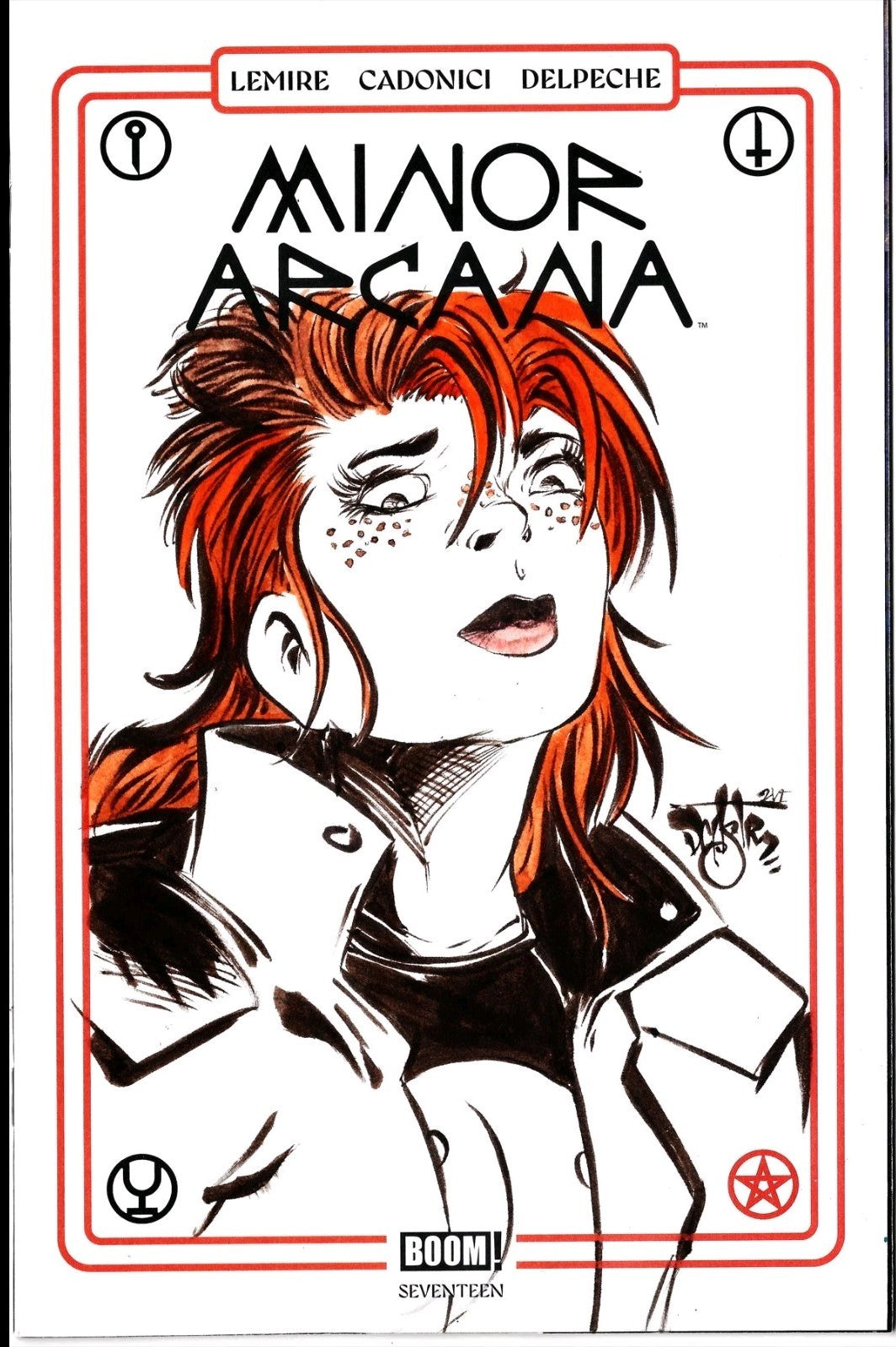 Minor Arcana #17 (2026) Boom Studios Sketch Cover W Original Dave Castr Art