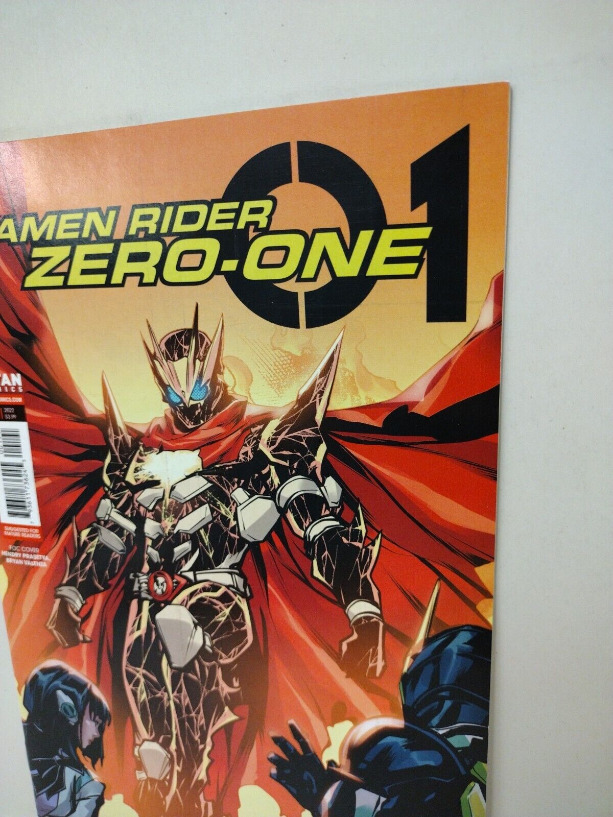 Kamen Rider Zero One #1 (2022) Titan Comic Ragnarok FOC Exclusive Variant NM