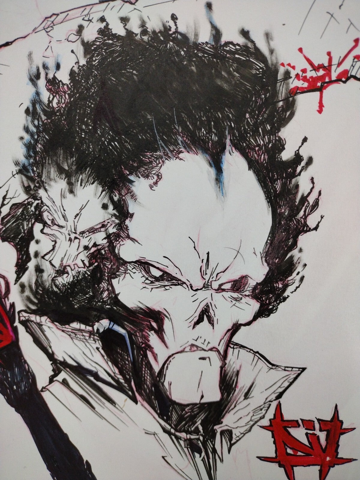 Shadowman #1 (2021) Valiant Sketch Variant Comic W Original Jose JAG Guillen Art