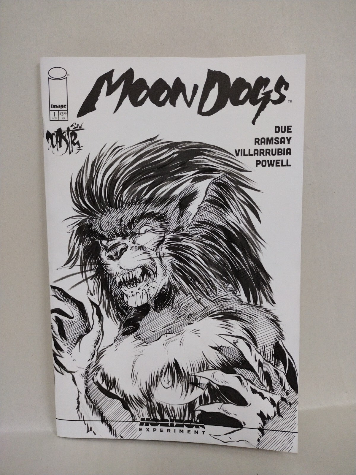 Moon Dogs 1 Horizon Experiment Image Comic Sketch Variant W Original DCastr Art