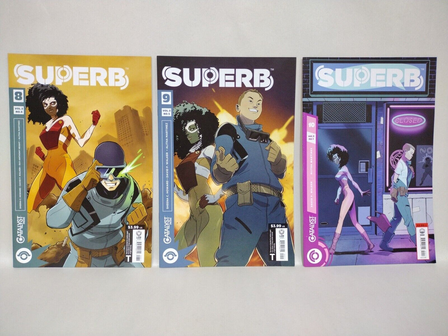 Superb (2017) Catalyst Prime Lion Forge Comic Lot Set #1-5 7-19