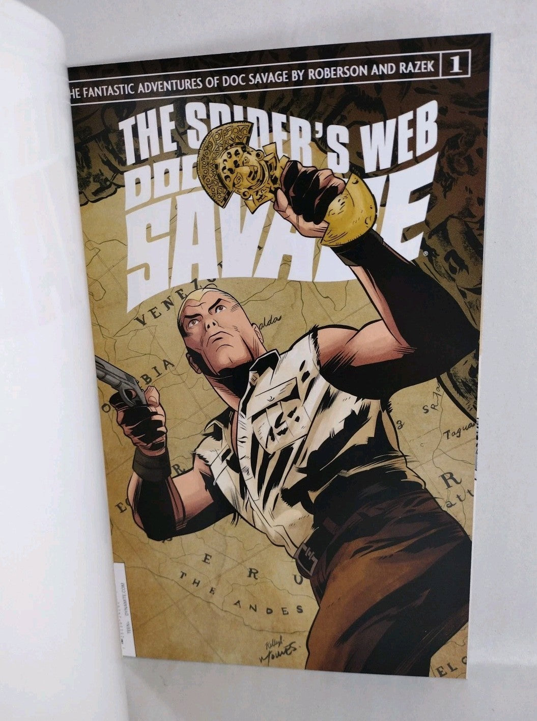 Doc Savage Spider's Web #1 (2015) Dynamite Blank Sketch Cover Variant Comic NM