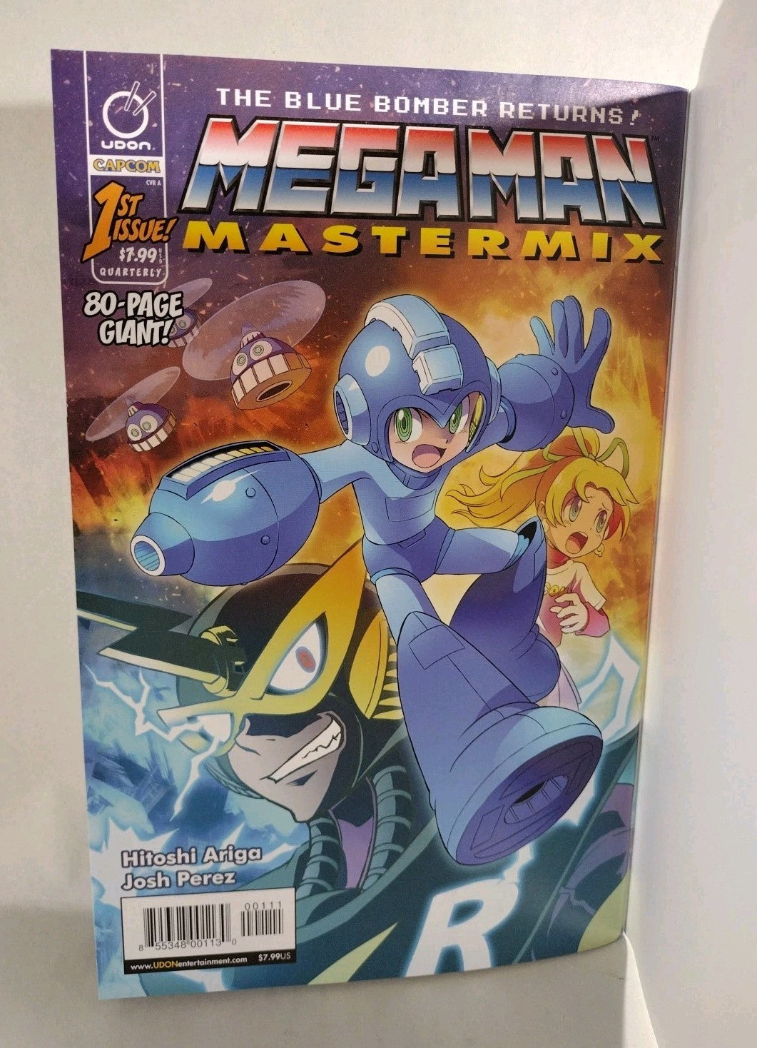Megaman Mastermix #1 (2018) UDON Capcom Blank Sketch Variant Cover Comic New NM