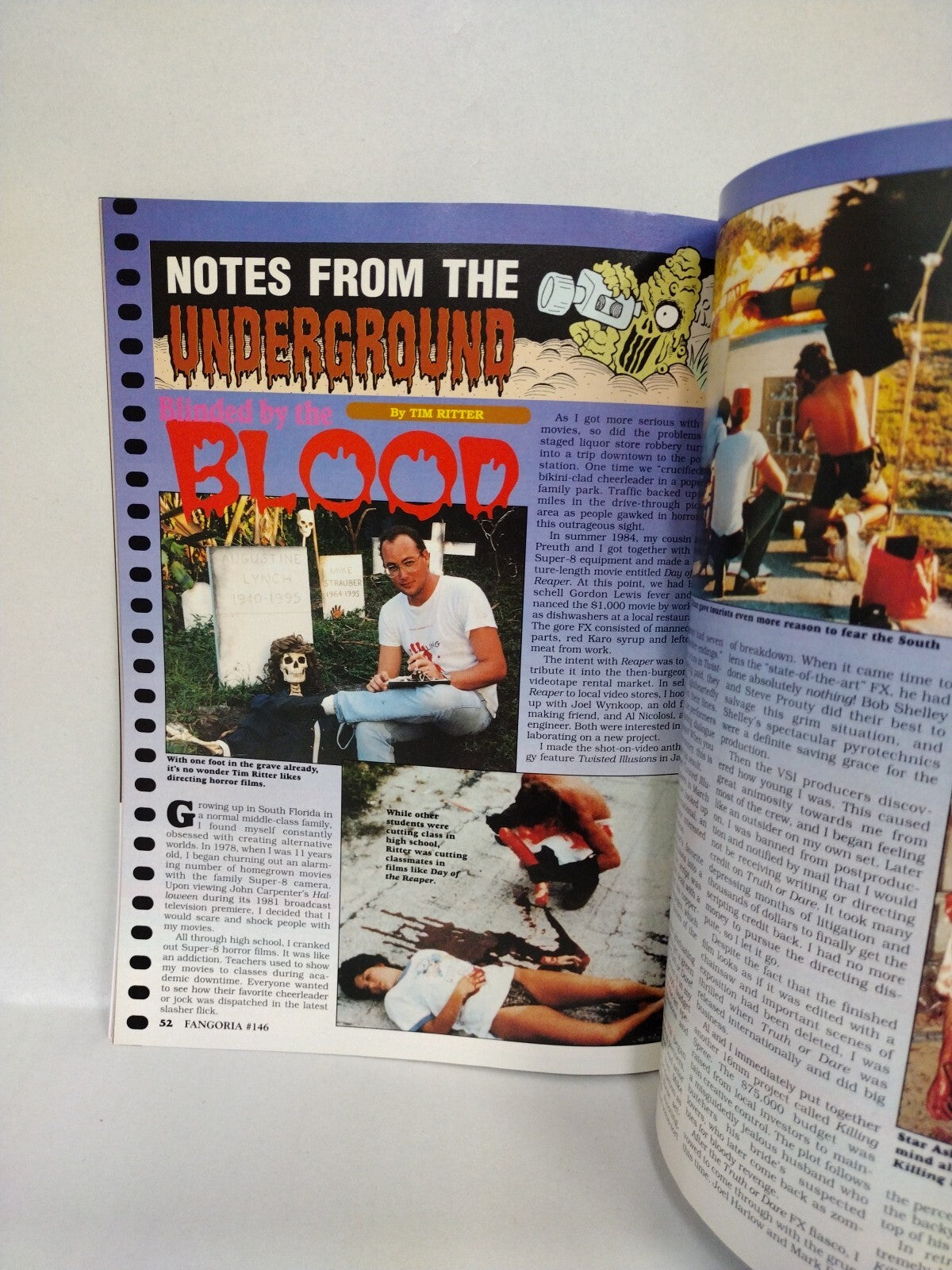 FANGORIA Magazine 146 (1996) Screamers Virtuosity Clive Barker Nadja Xtro 3 VF