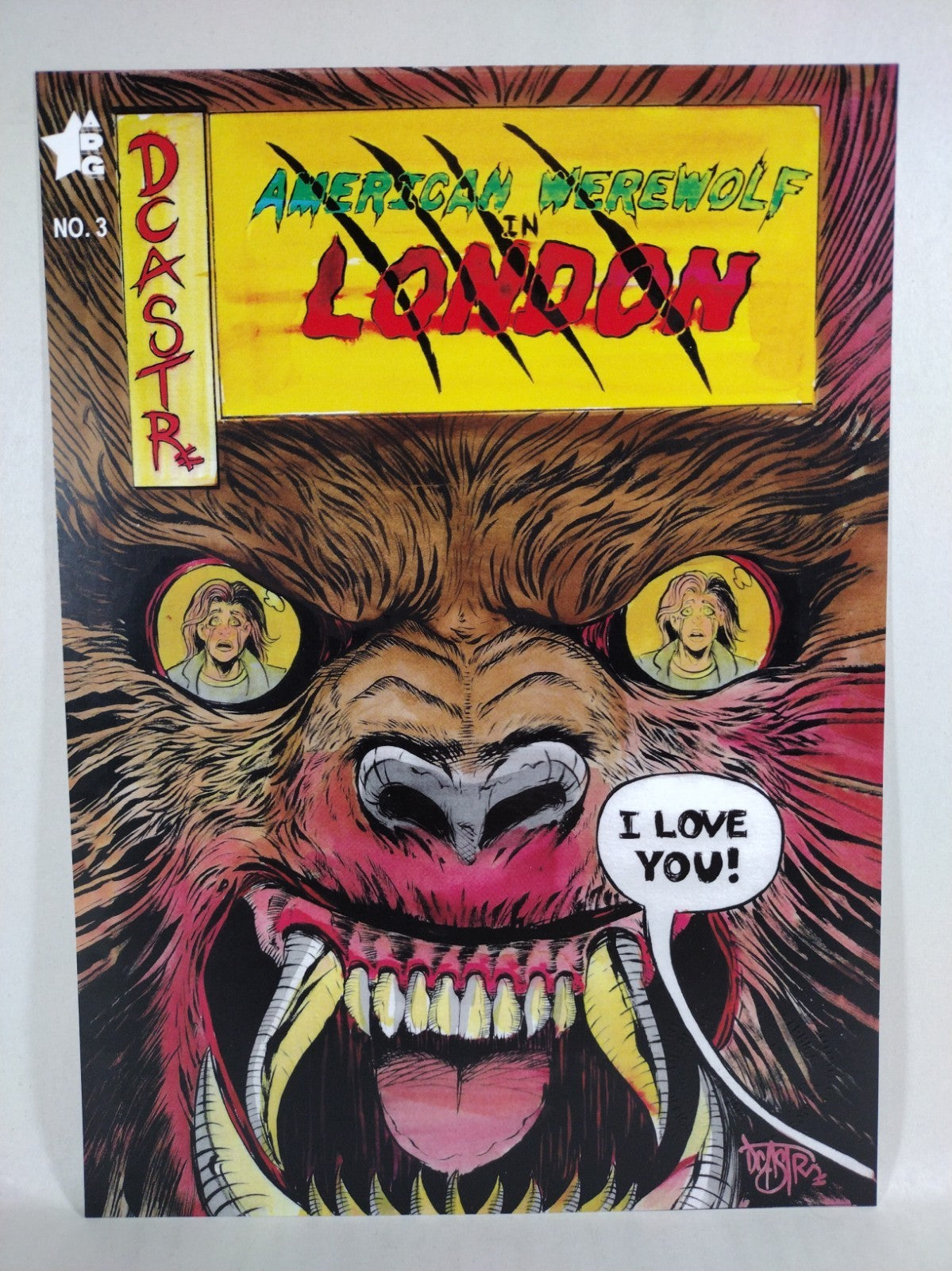 My Werewolf Portfolio Dave Castr Signed #d Art Print Set American Retro Graphics