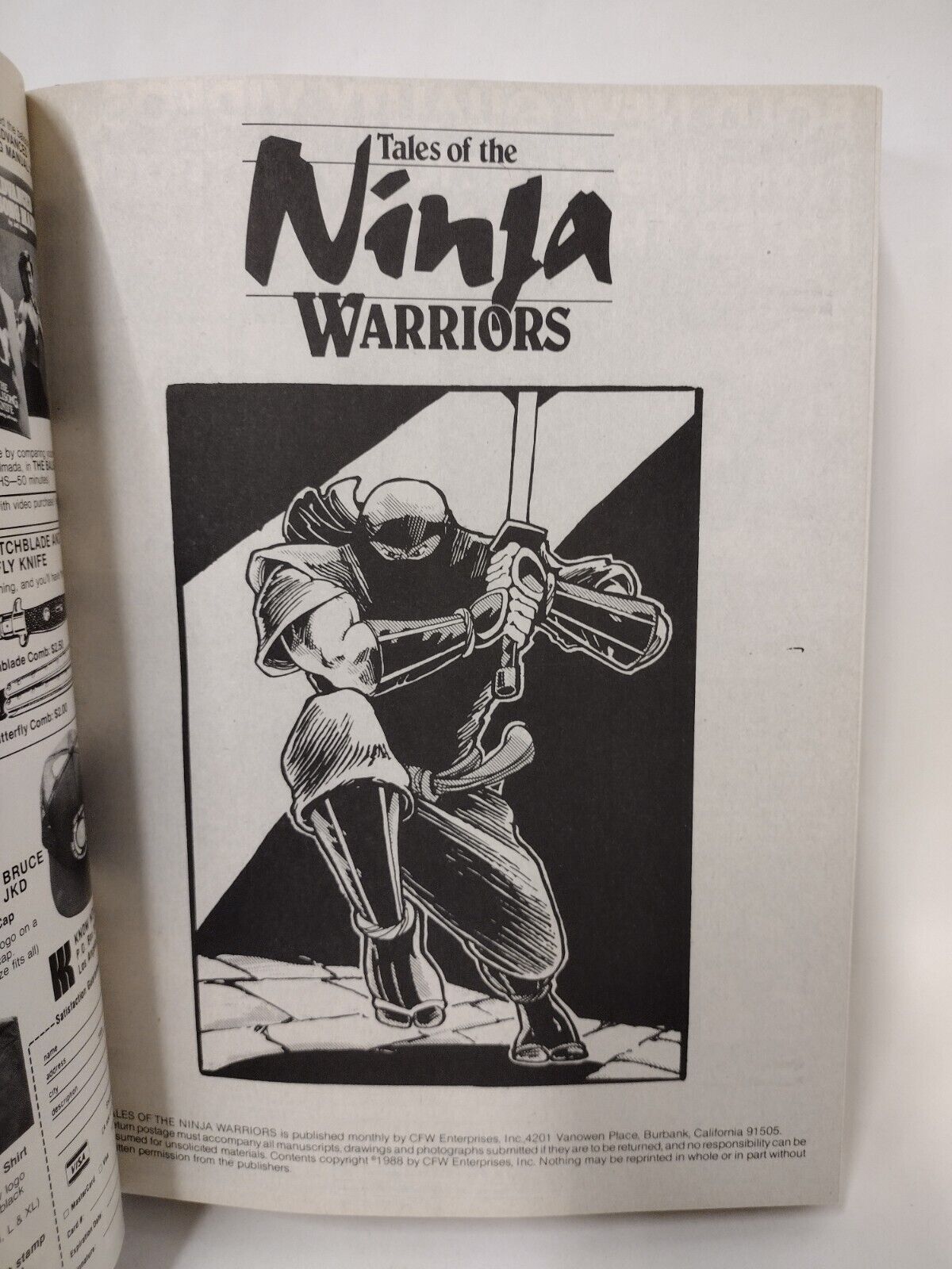 Tales Of The Ninja Warriors (1988) V 1 ARG 136 Custom Bound CFW Comic HC DCastr