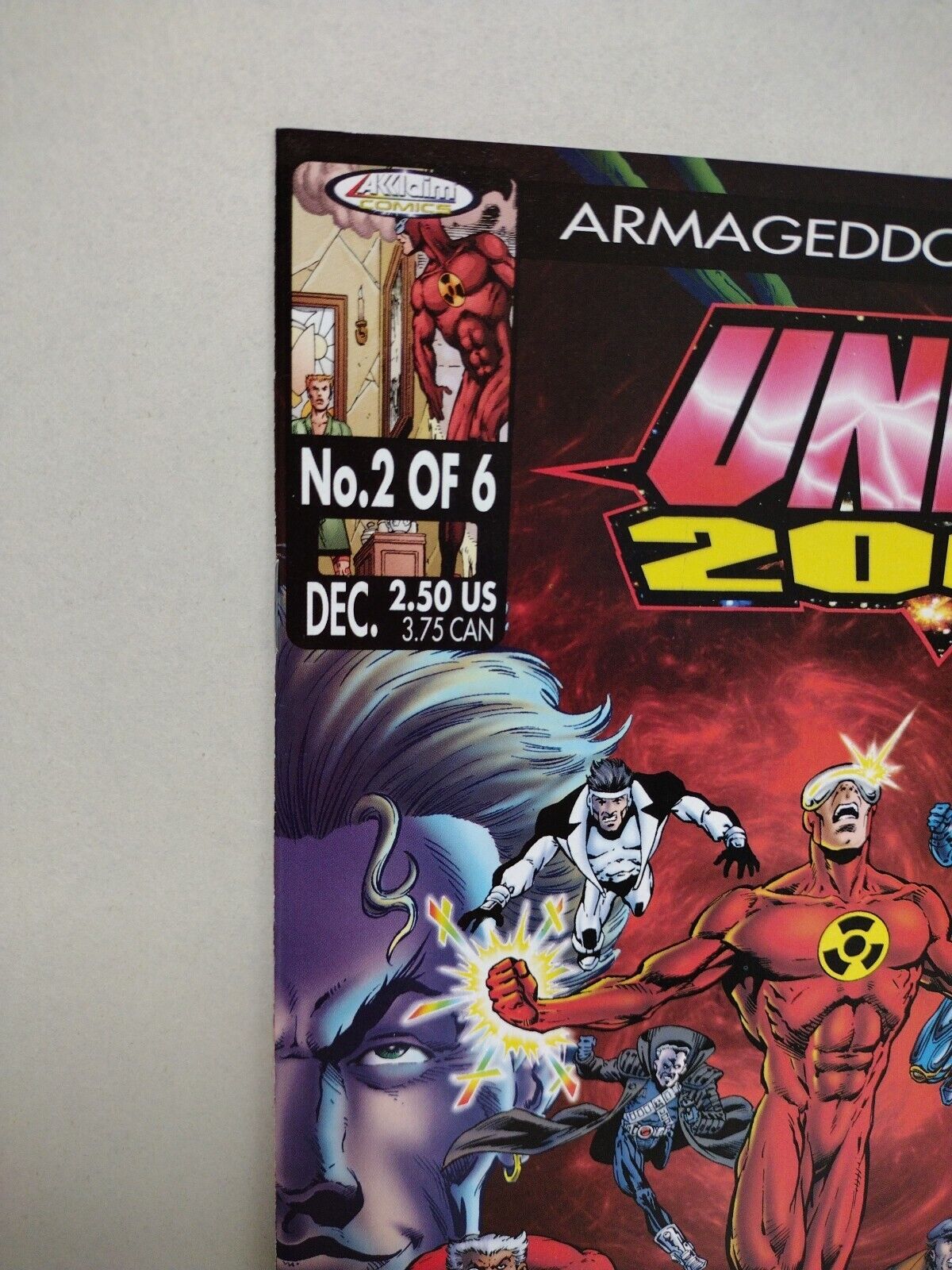 Unity 2000 (1999) Acclaim Valiant Comic Lot Set #1 Cover A #2 +Preview Book