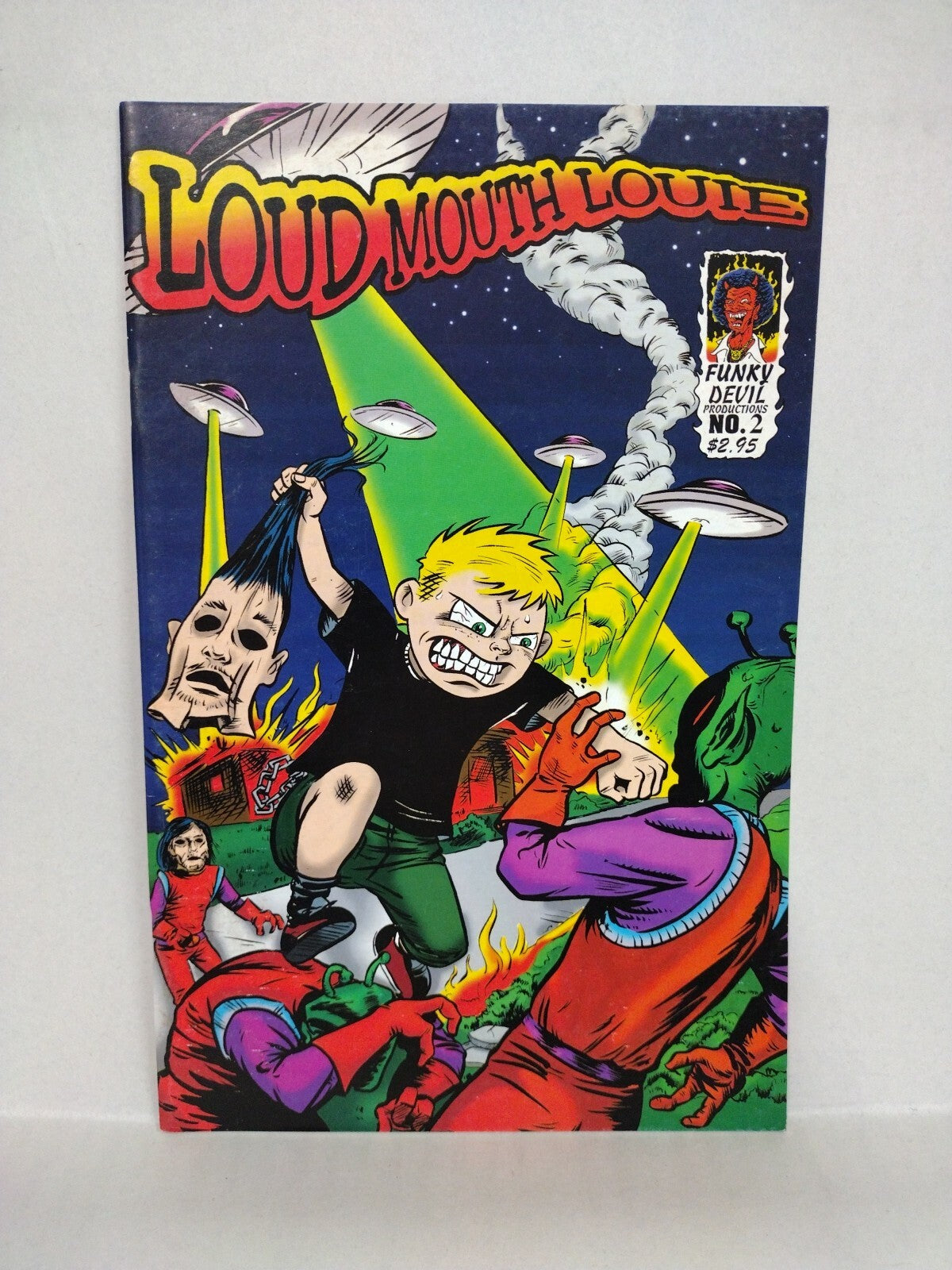 Loud Mouth Louie (1997) Complete Funky Devil Underground Comic Series #1 2 3 4 0