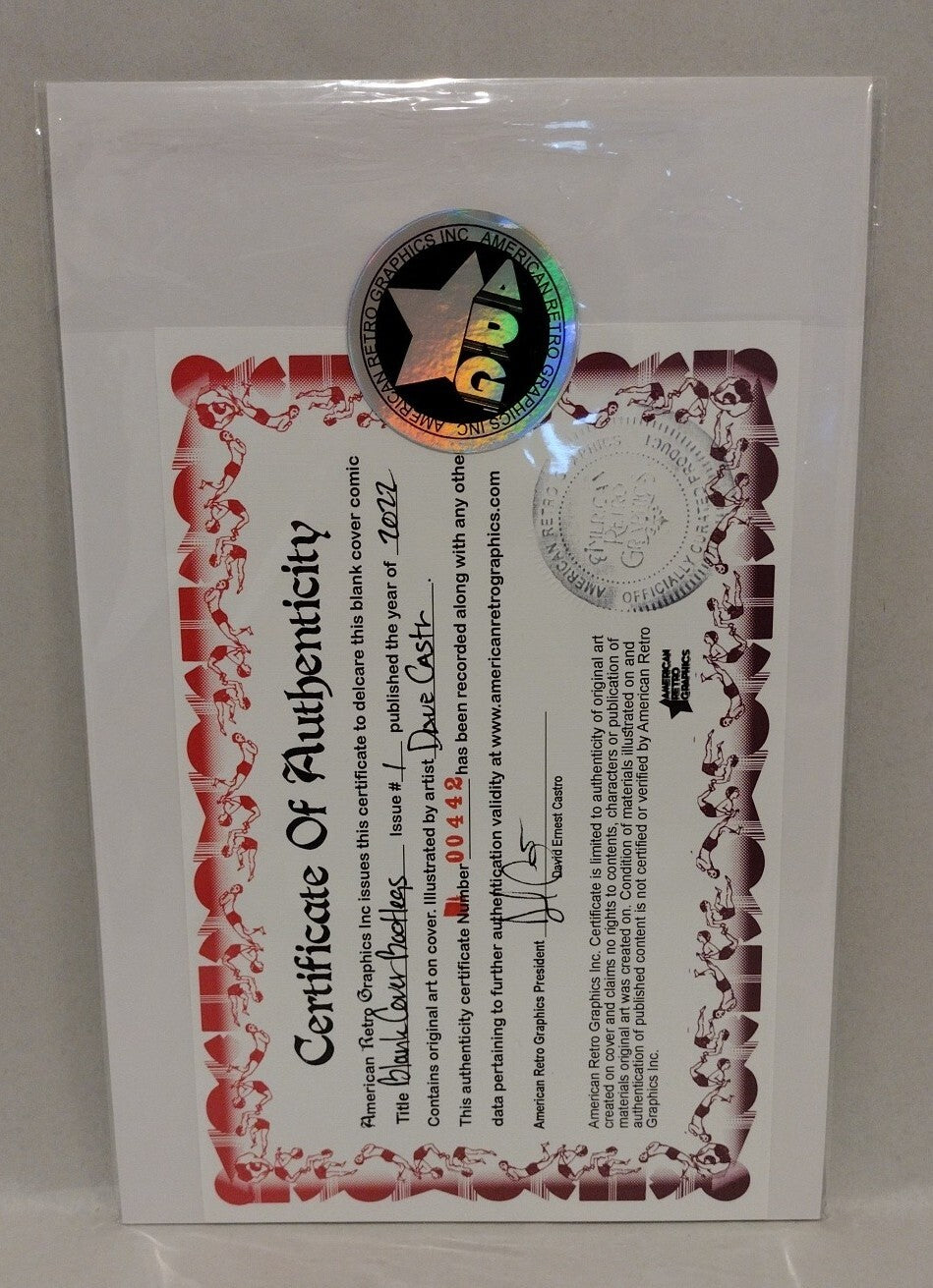 Dcastr's Blank Cover Bootlegs 1 (2022) ARG Blank Sketch Variant W Original GUMBY