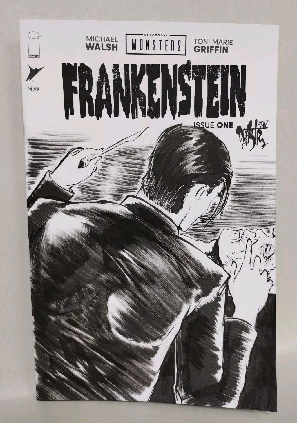 universal monsters frankenstein comic Universal Monsters FRANKENSTEIN #1 (2023) Image Comic Sketch Var W Ori – American Retro Graphics