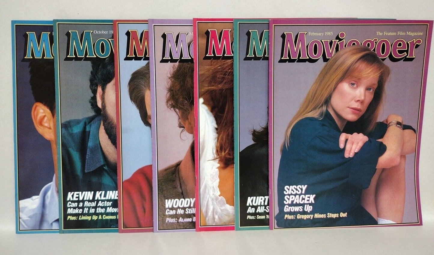 Moviegoer Feature Film Magazine Vol 4 1985 Lot Of 7 Kurt Russell Tom Cruise