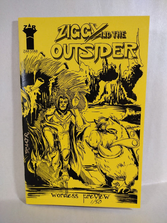 Ziggy & The Outsider #1 Ashcan Preview (2017) Zarstar Horror Comic Dave Castr
