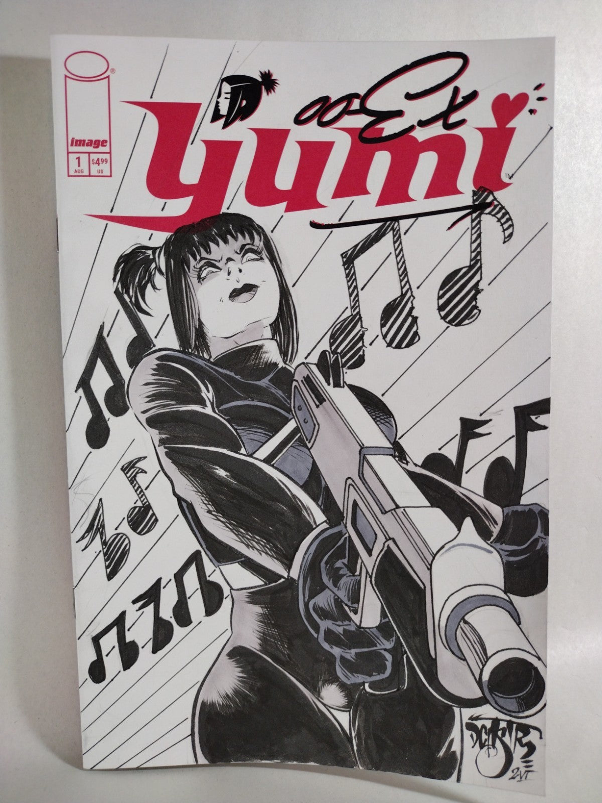 Yumi 00-EX #1 (2026) Image Comic Sketch Cover Variant W Original Dave Castr Art