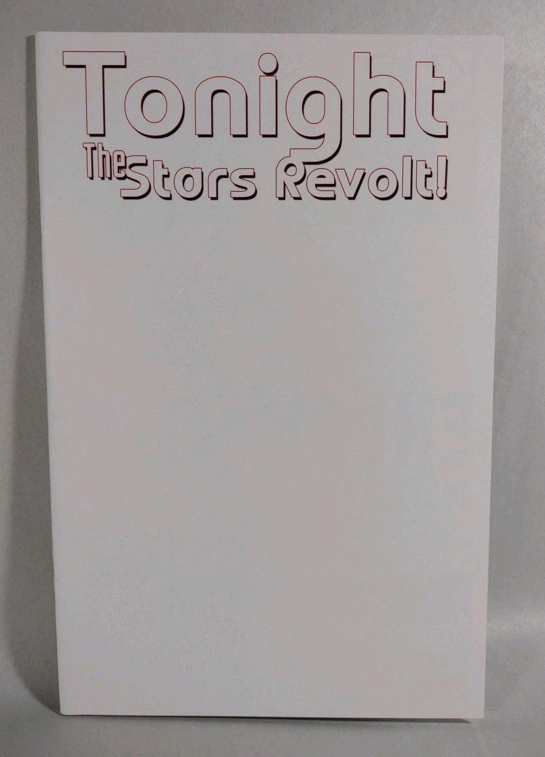Tonight The Stars Revolt! (2016) Envoy Comic Blank Sketch Variant Gardner Fox