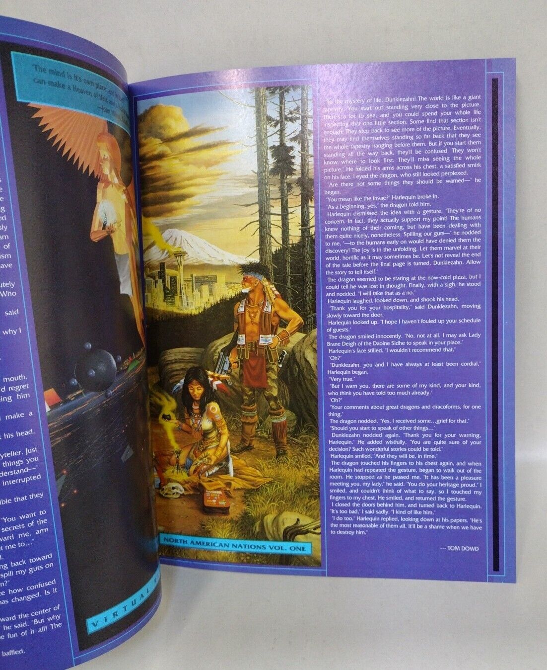 World Of Shadowrun (1991) FASA RPG Promo Intro Magazine Booklet Zeleznik Elmore