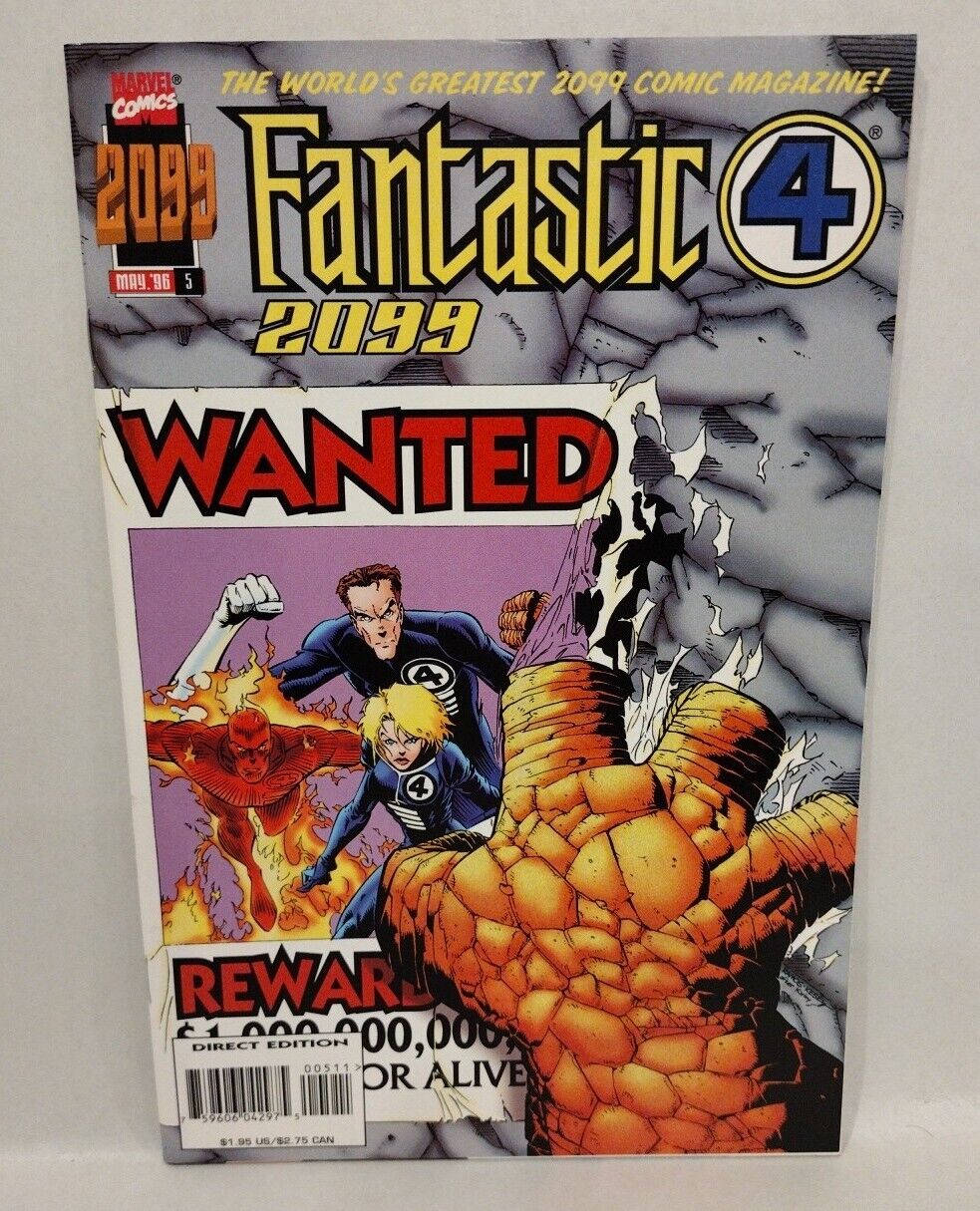 Fantastic Four 2099 (1996) Marvel Comic Lot #2 3 4 5 Spider-Man VF-NM