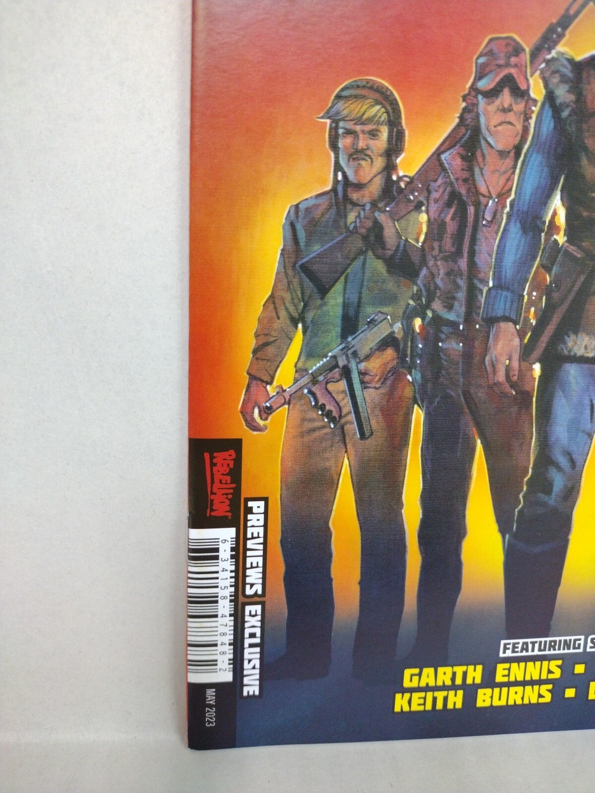 Battle Action #1 (2023) Rebellion Comic PX Variant Cover Garth Ennis John Wagner