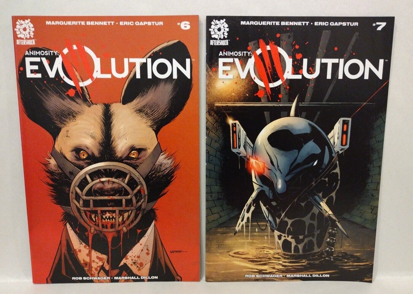 Animosity Evolution (2017) Aftershock Comic Lot Set #1-3 5-10 Rise #1-3 Bennett