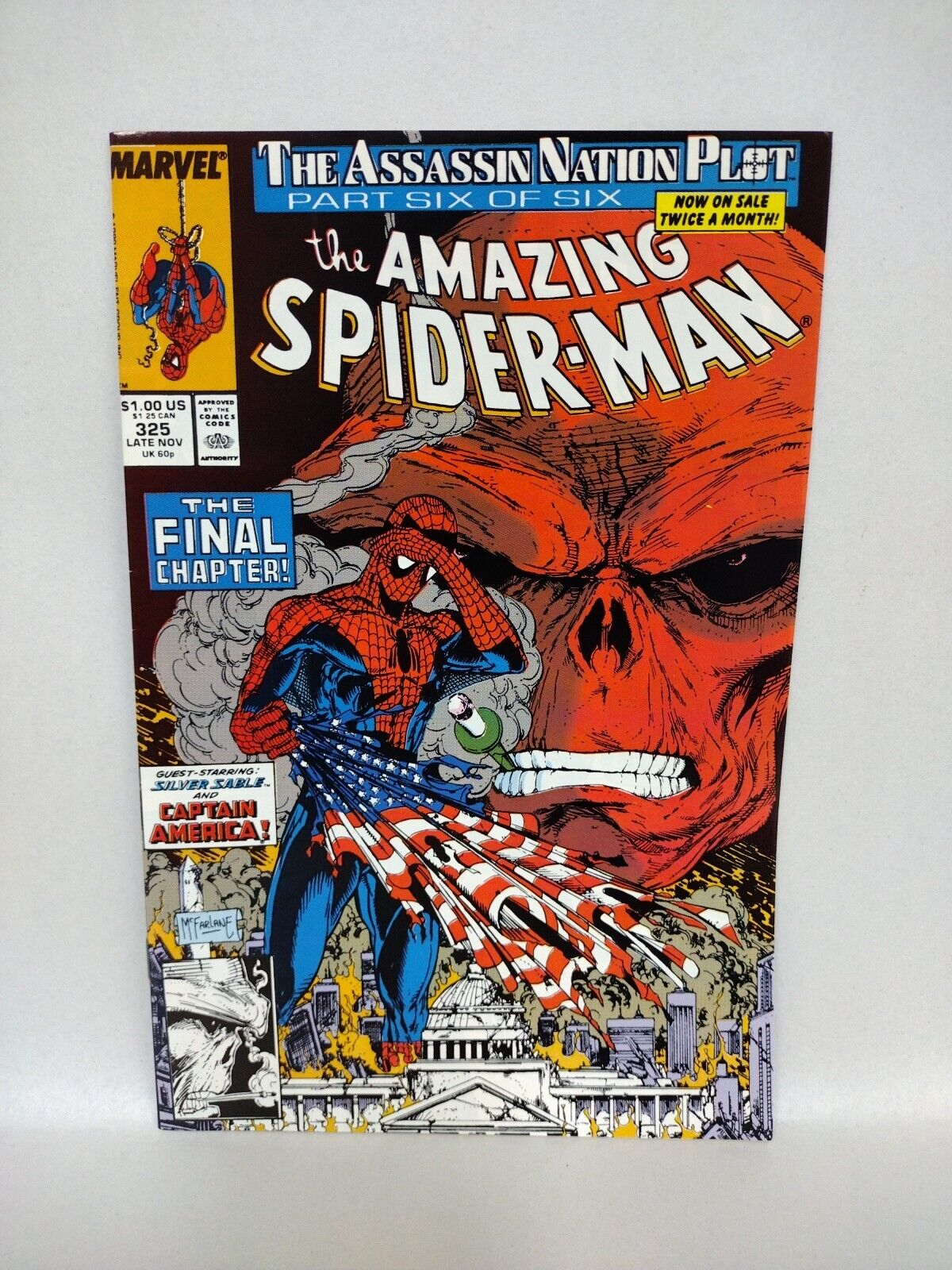 Amazing Spider-Man 1989 Assassination Plot Complete Marvel Comic Series 320-325