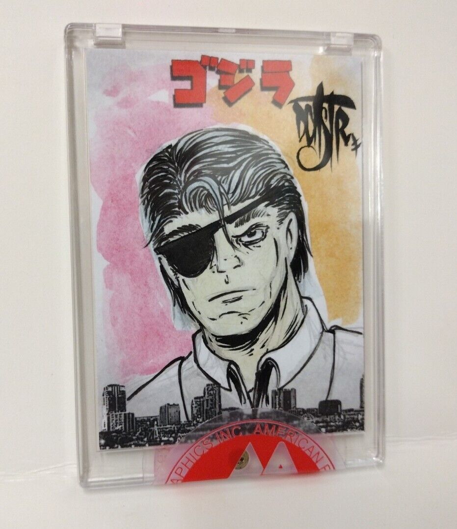 PFLB Godzilla Day (2022) Exclusive ARG Sketch Card w Original Dr Serizawa Art