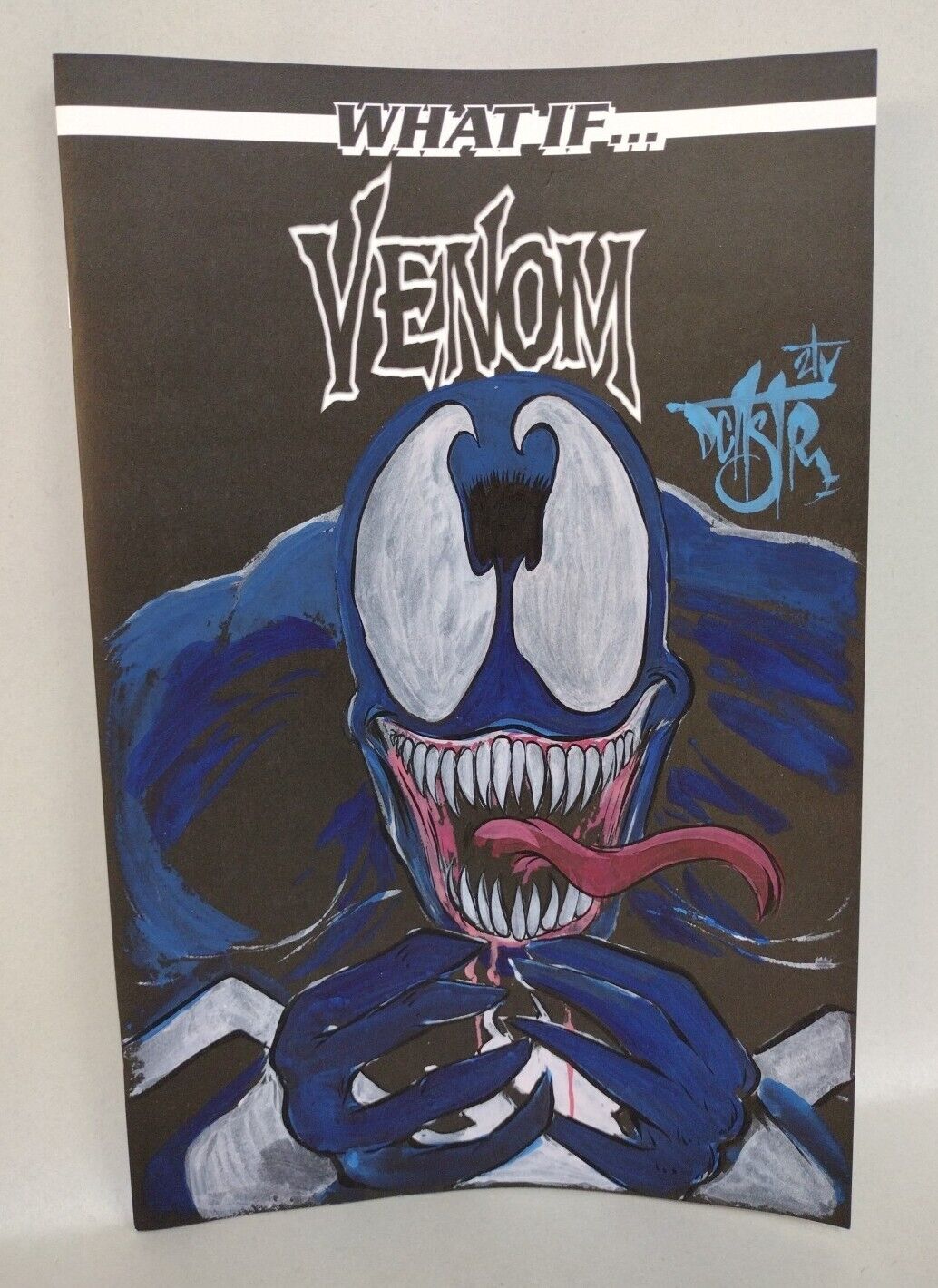 What If Venom 1 (2024) Marvel Comic Sketch Variant Cvr w Original Dave Castr Art