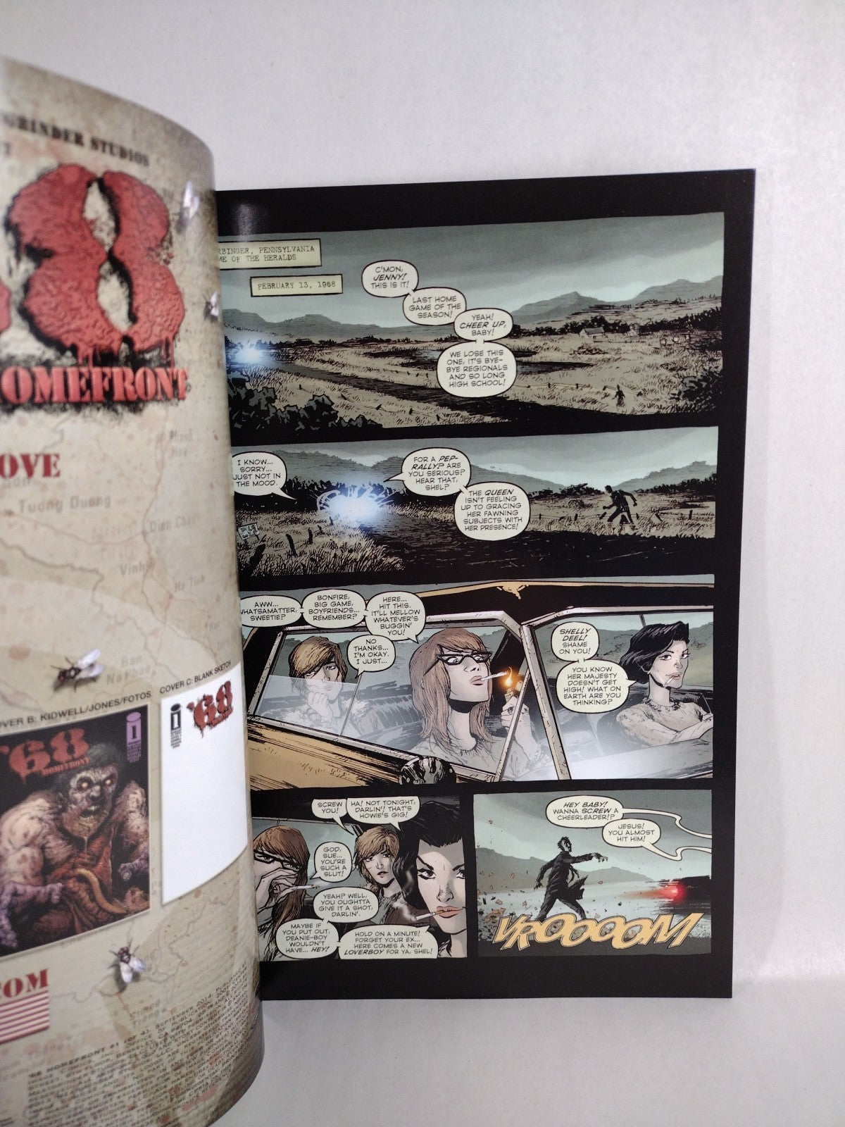 '68 Homefront (2014) Image Zombie Horror Comic Lot #1b 2 VF-NM