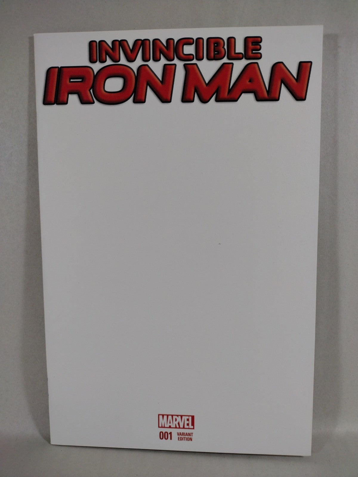 Invincible Iron Man #1 (2015) Marvel Blank Sketch Variant Cover NM