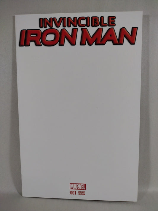 Invincible Iron Man #1 (2015) Marvel Blank Sketch Variant Cover NM