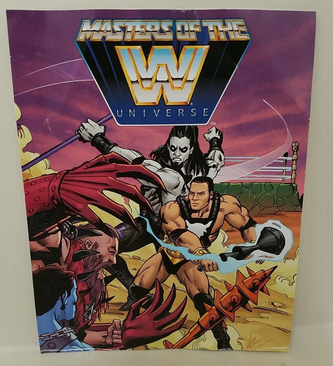 Masters Of The WWE (2020) Comics The Rock Wave 3 & Ultimate Warrior Wave 6