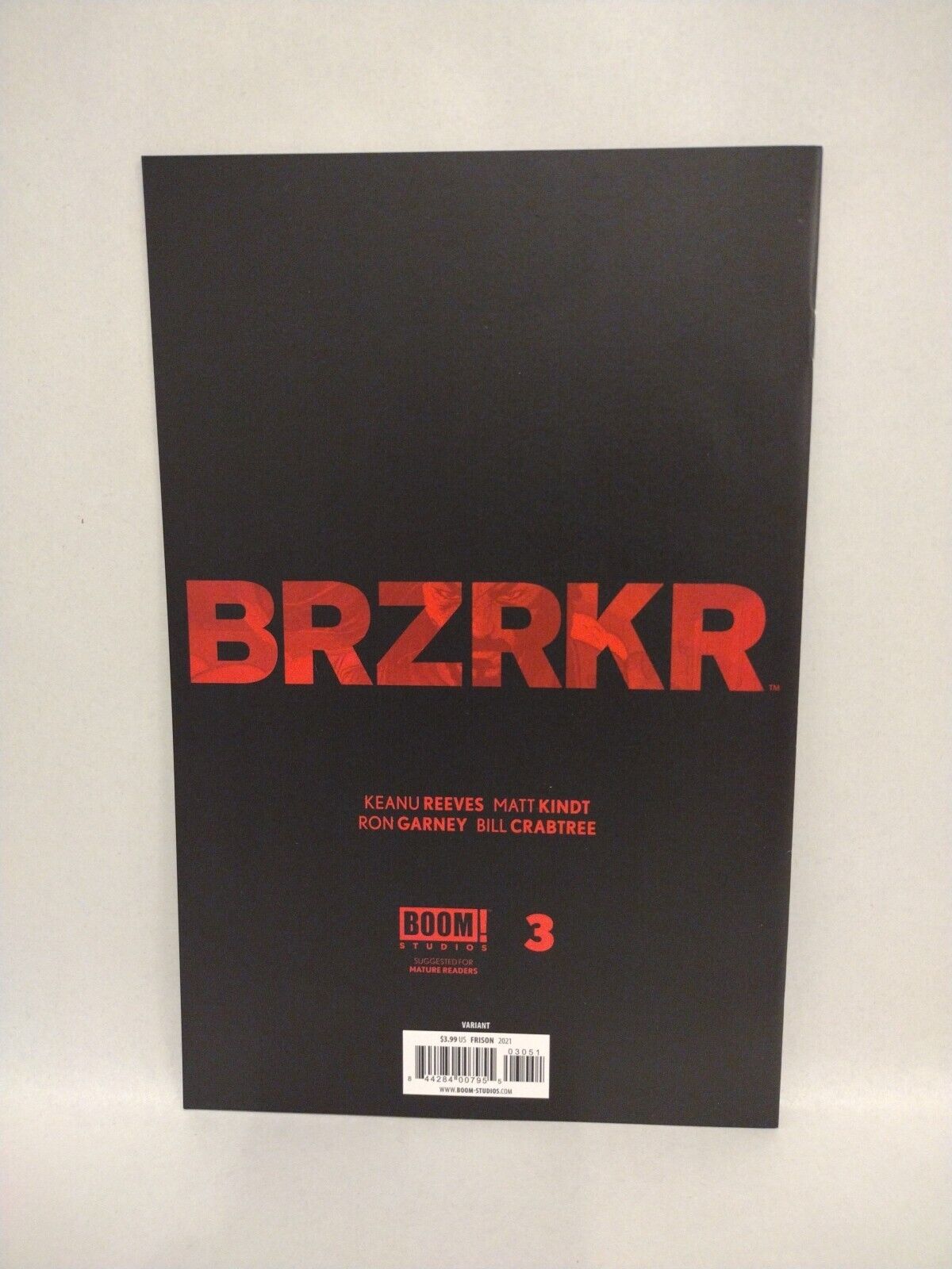 BRZRKR #3 (2021) Boom Studios Jenny Frison Variant Cover NM