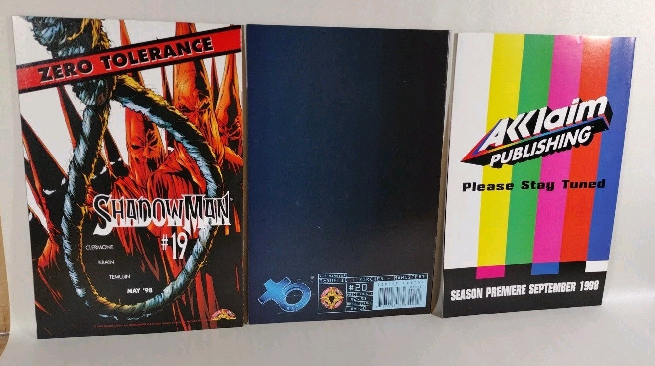 X-O Manowar (1996) Valiant Acclaim Comic Lot Set 1-3 6 9-11 14-21 Reader Copies