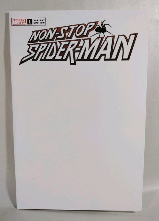 Non-Stop Spider-Man #1 (2021) Marvel Blank Sketch Variant Cover Comic New NM