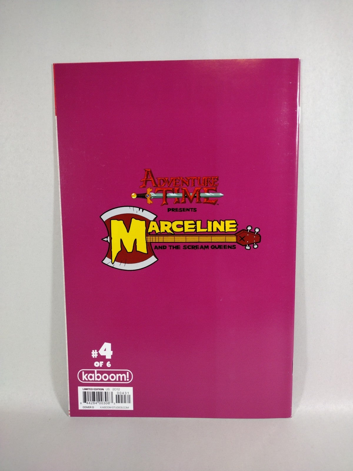 Adventure Time Marceline & The Scream Queens #4 (2012) Boom Studios Cover D